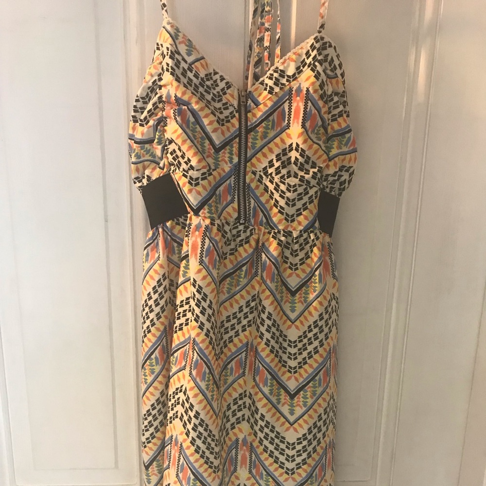 Aztec print dress